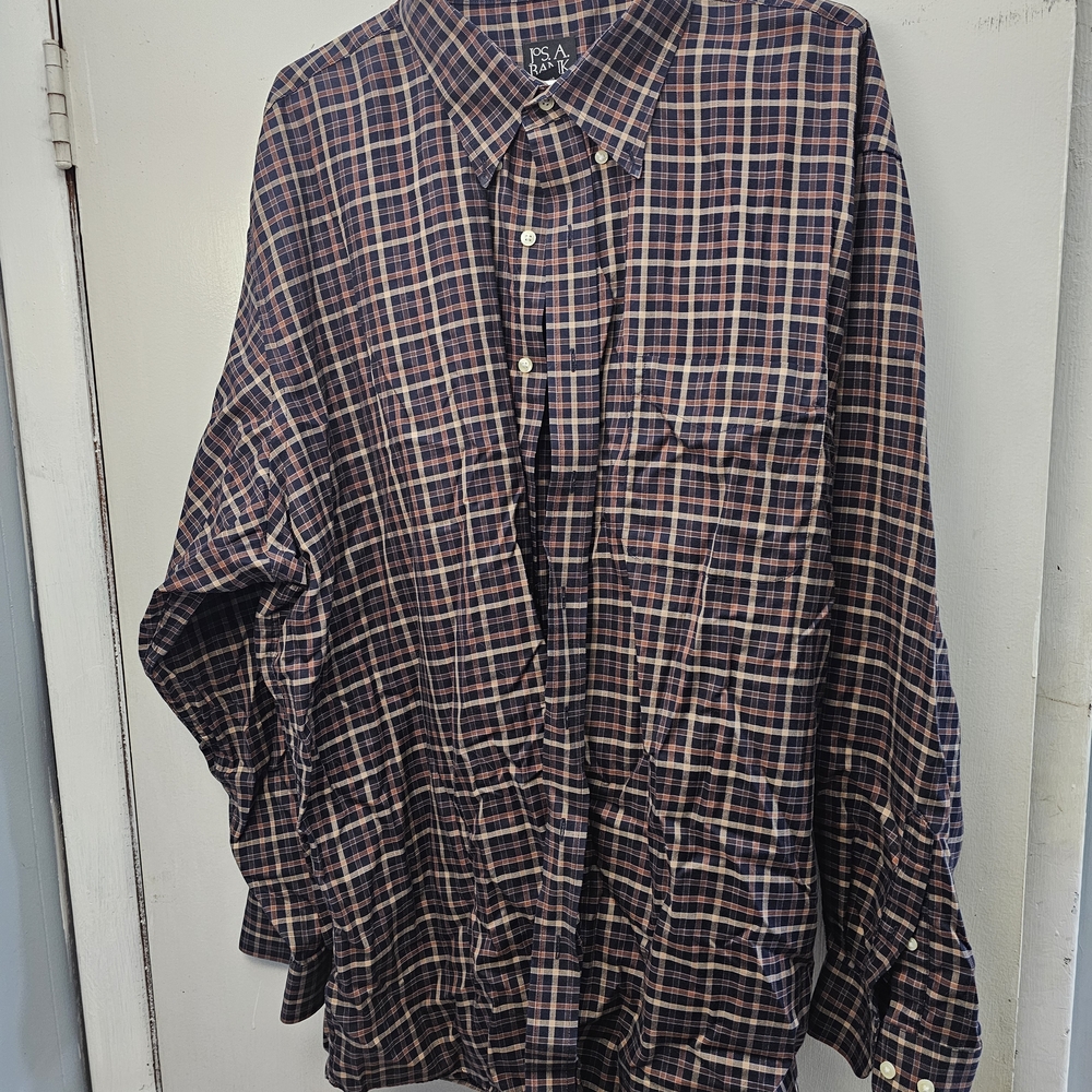 Polo by Ralph Lauren Men's Plaid Shirt - Blue and Red